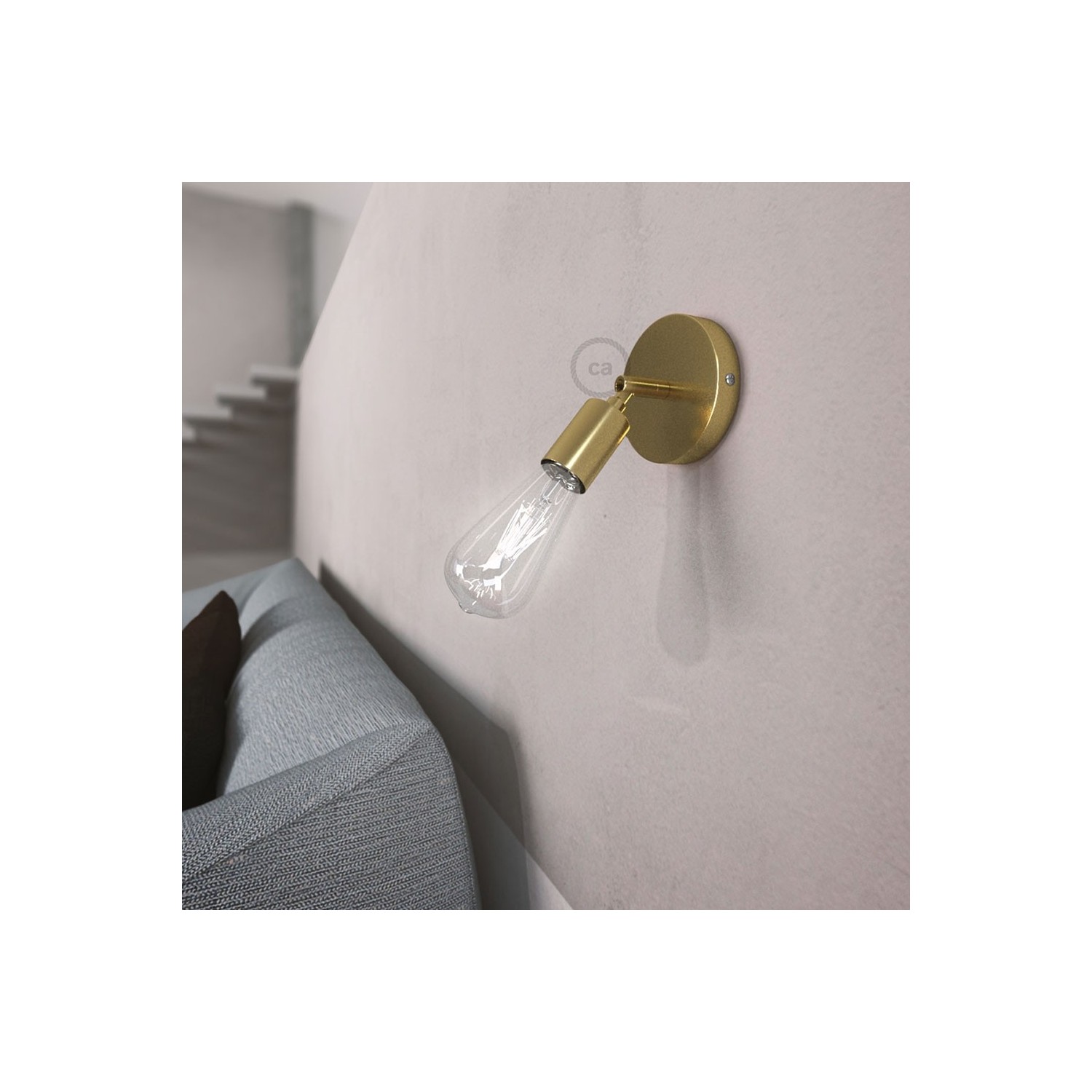 Fermaluce Metal 90°, the adjustable wall flush light