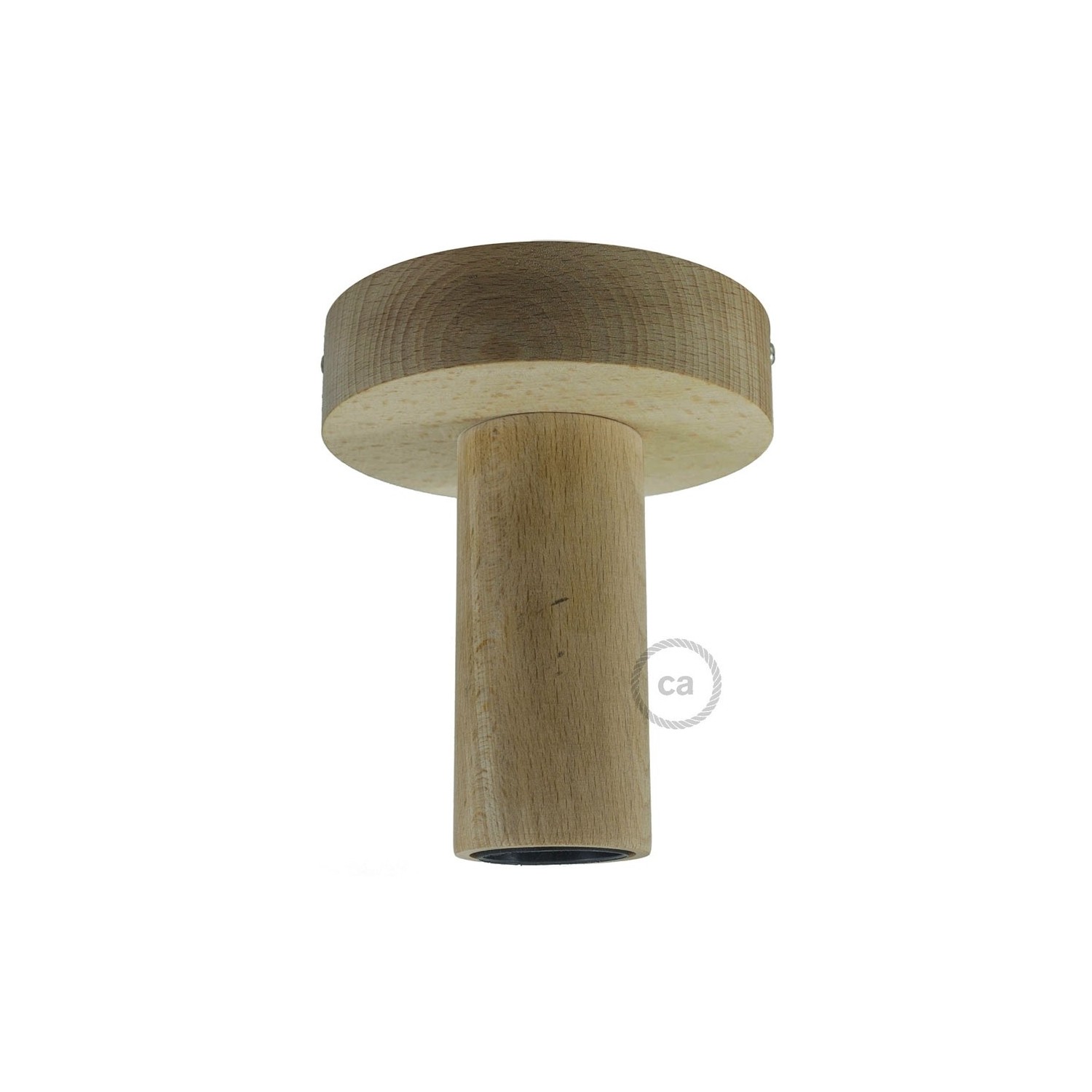 Fermaluce Wood M, the painted wood flush light for your wall or ceiling