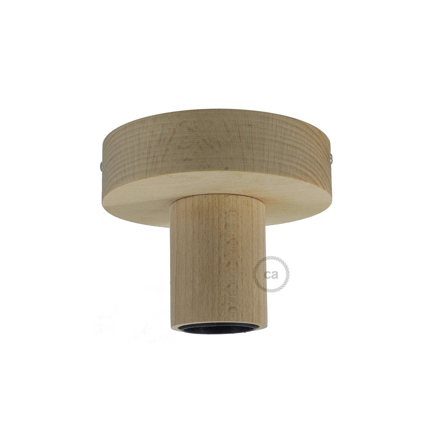 Fermaluce Wood S, the natural wood flush light for your wall or ceiling