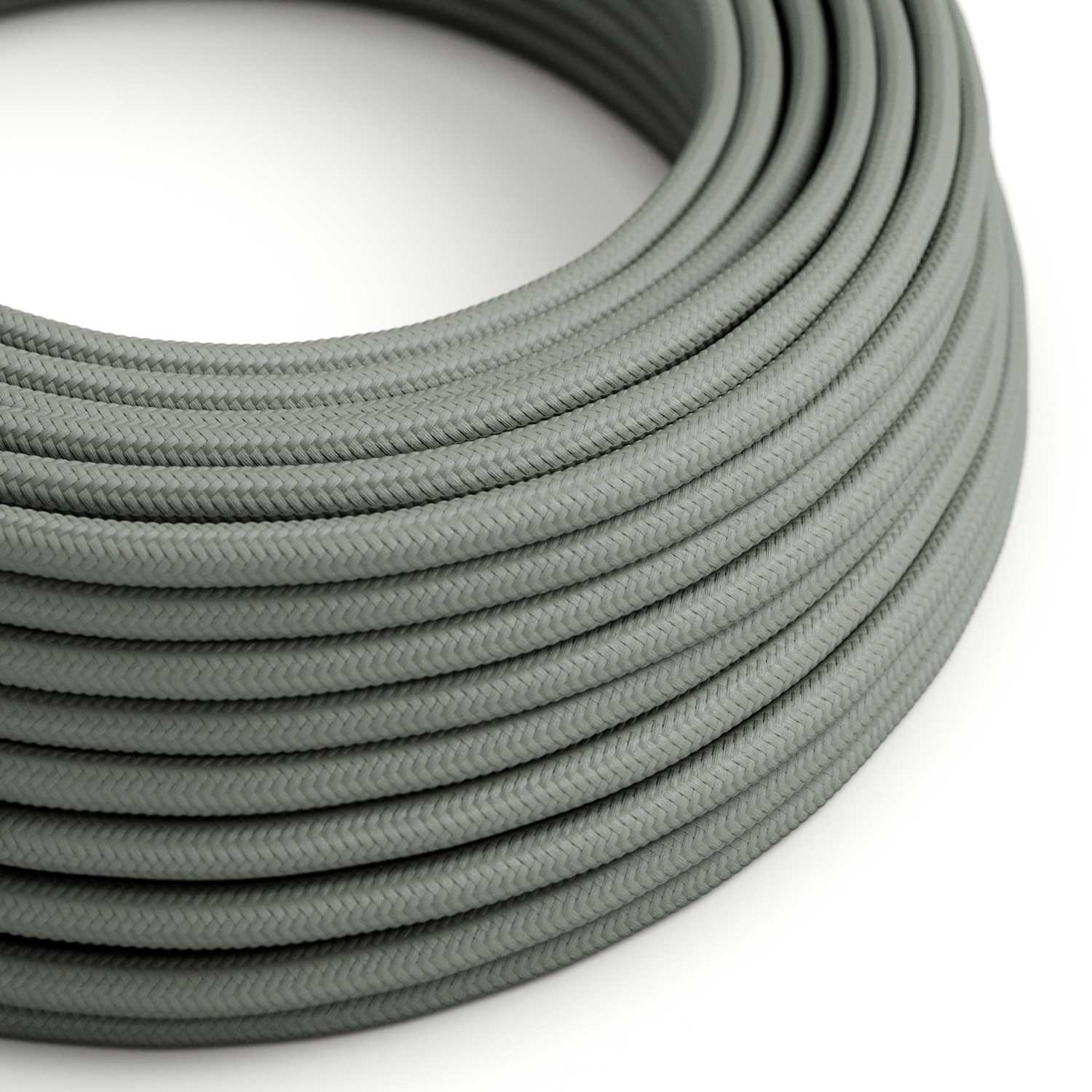 Gray Rayon covered Round electric cable - RM03