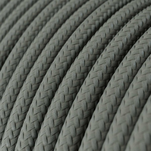 Gray Rayon covered Round electric cable - RM03