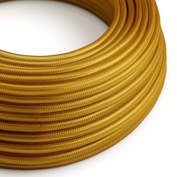 Gold Rayon covered Round electric cable - RM05