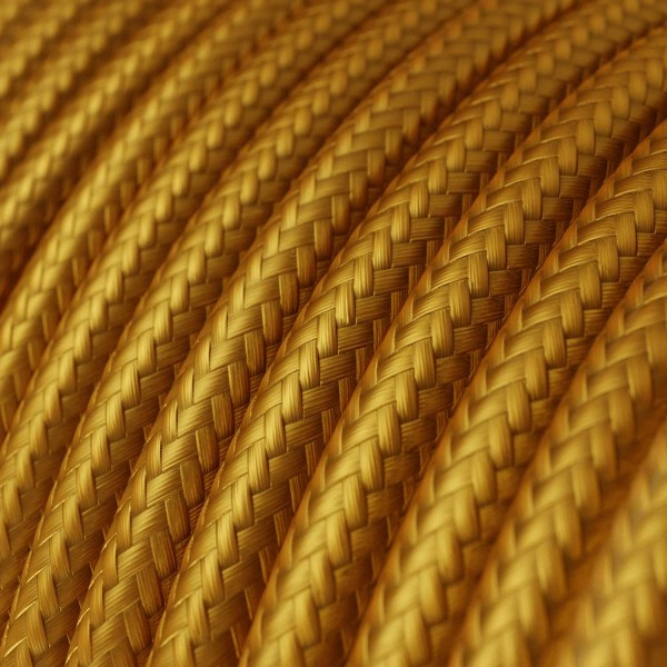 Gold Rayon covered Round electric cable - RM05