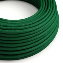 Emerald Green Rayon covered Round electric cable - RM21