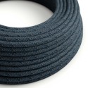 Blue Mirage Cotton covered Round electric cable - RX10