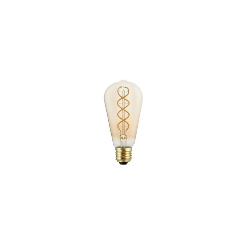 LED Light bulb gold B01 5V Collection Spiral Filament Edison ST64 1,3W E27 Dimmable 2500K