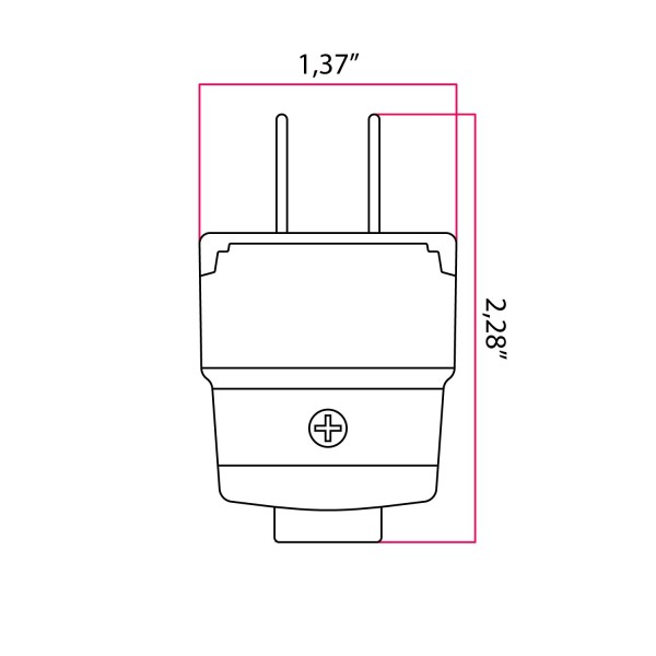 2-prong plug