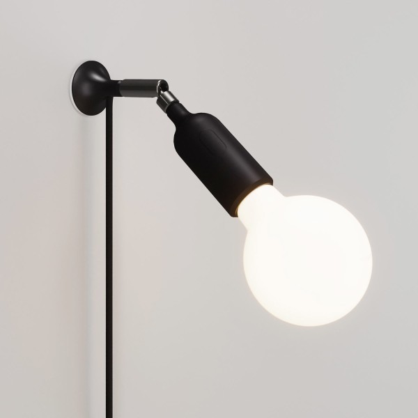 MAG-Y wall lamp with silicone socket and integrated switch