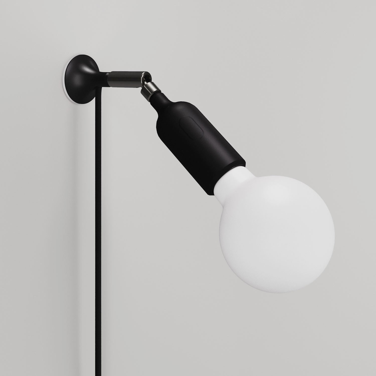 MAG-Y wall lamp with silicone socket and integrated switch