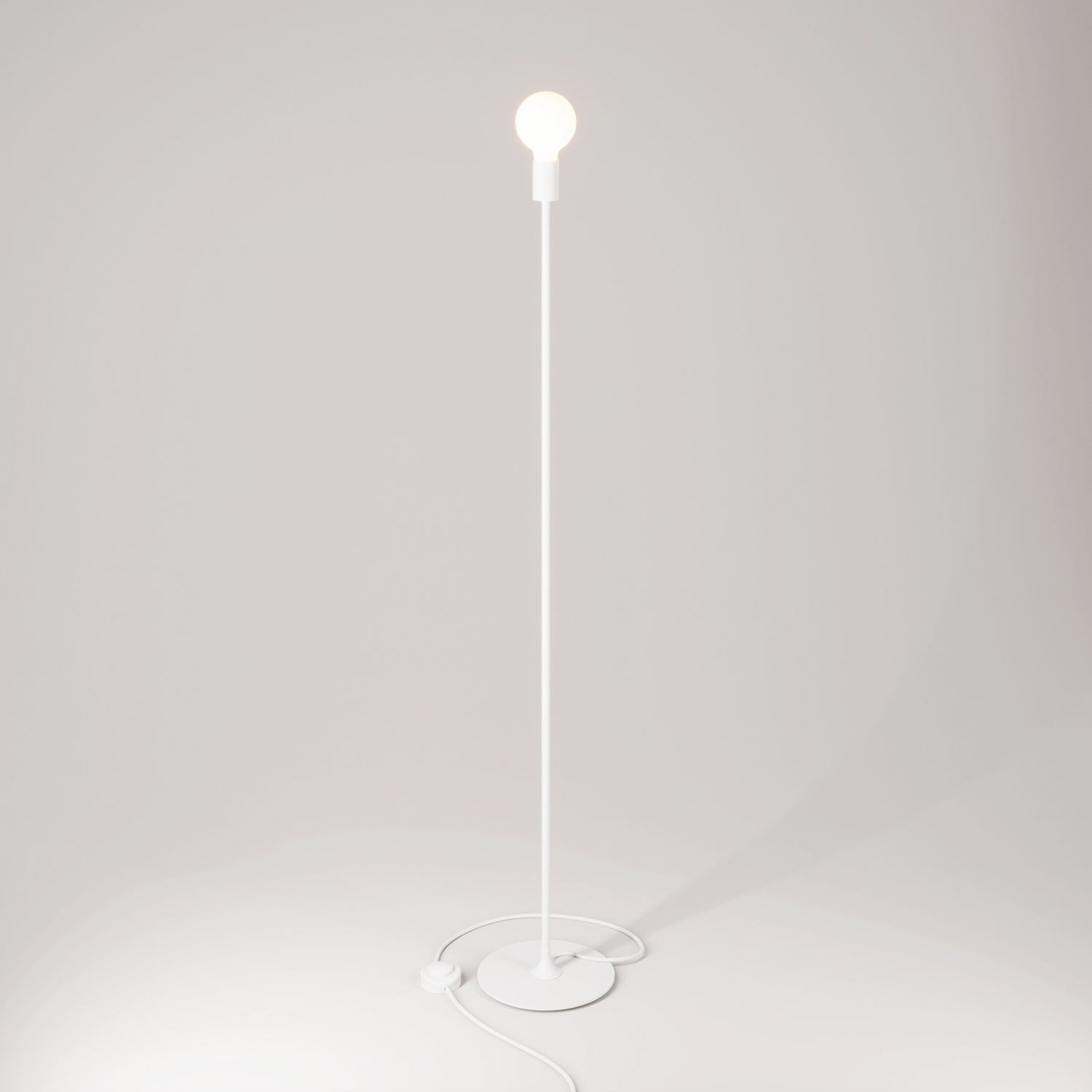 MAG-Y floor lamp with visible bulb