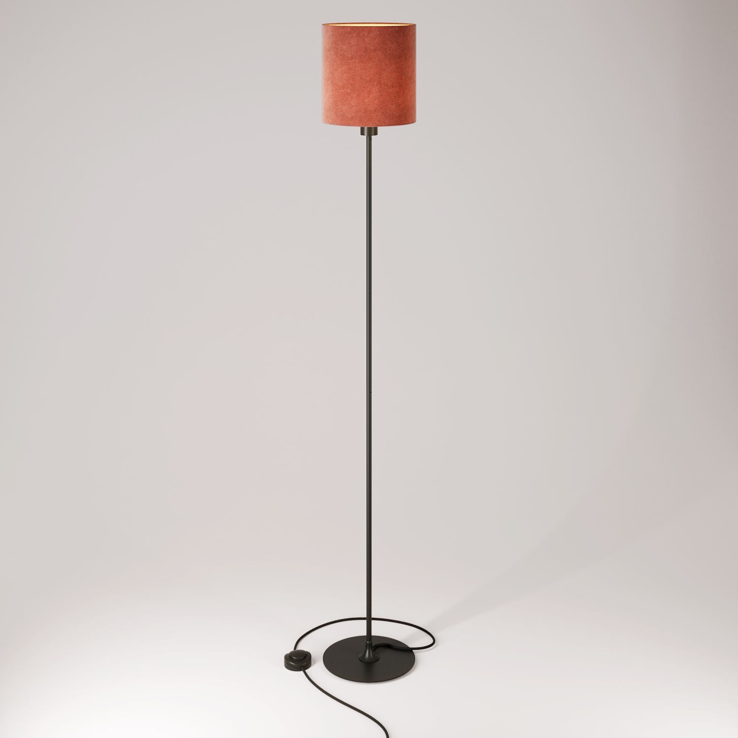 MAG-Y floor lamp with cylindrical M shade