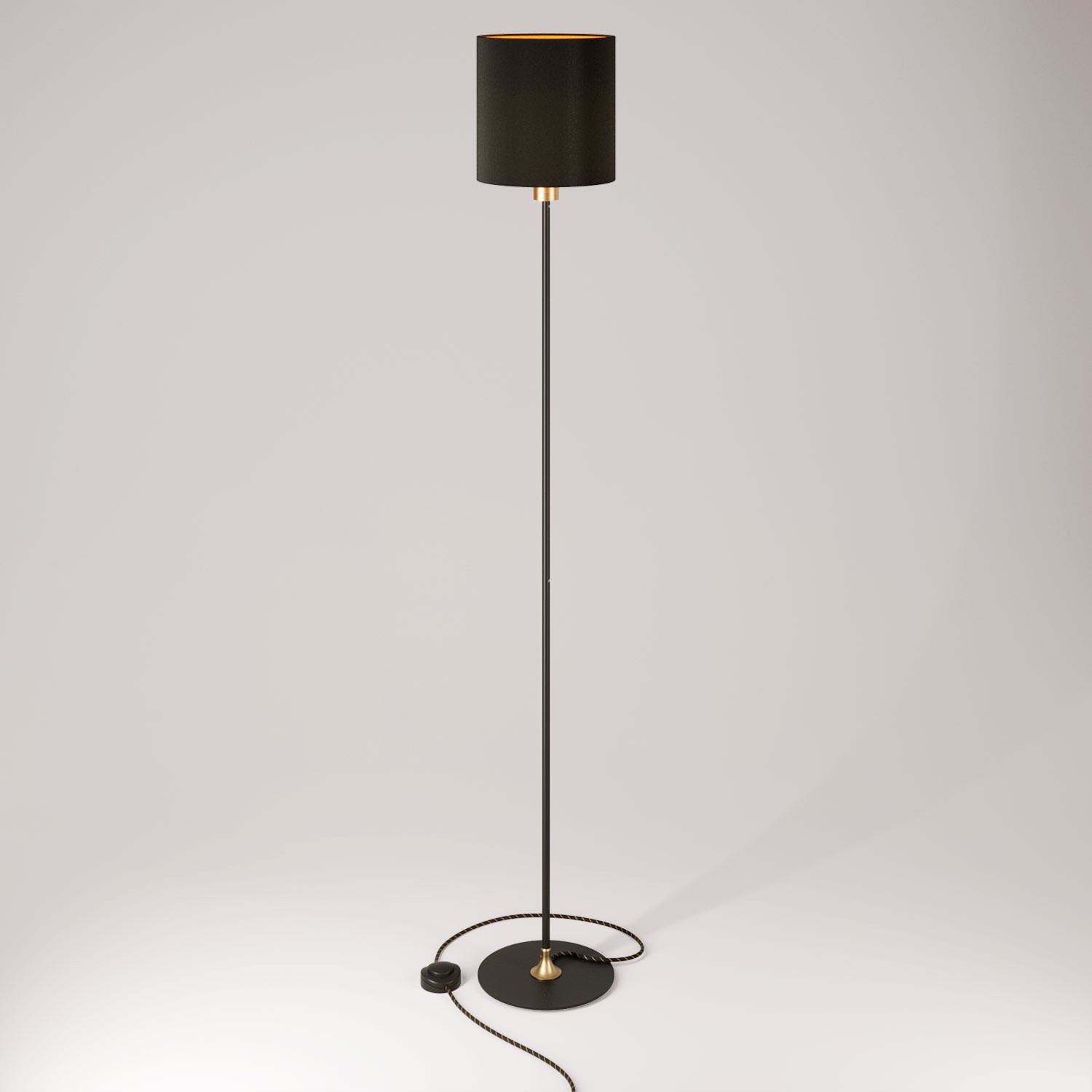 MAG-Y floor lamp with cylindrical M shade