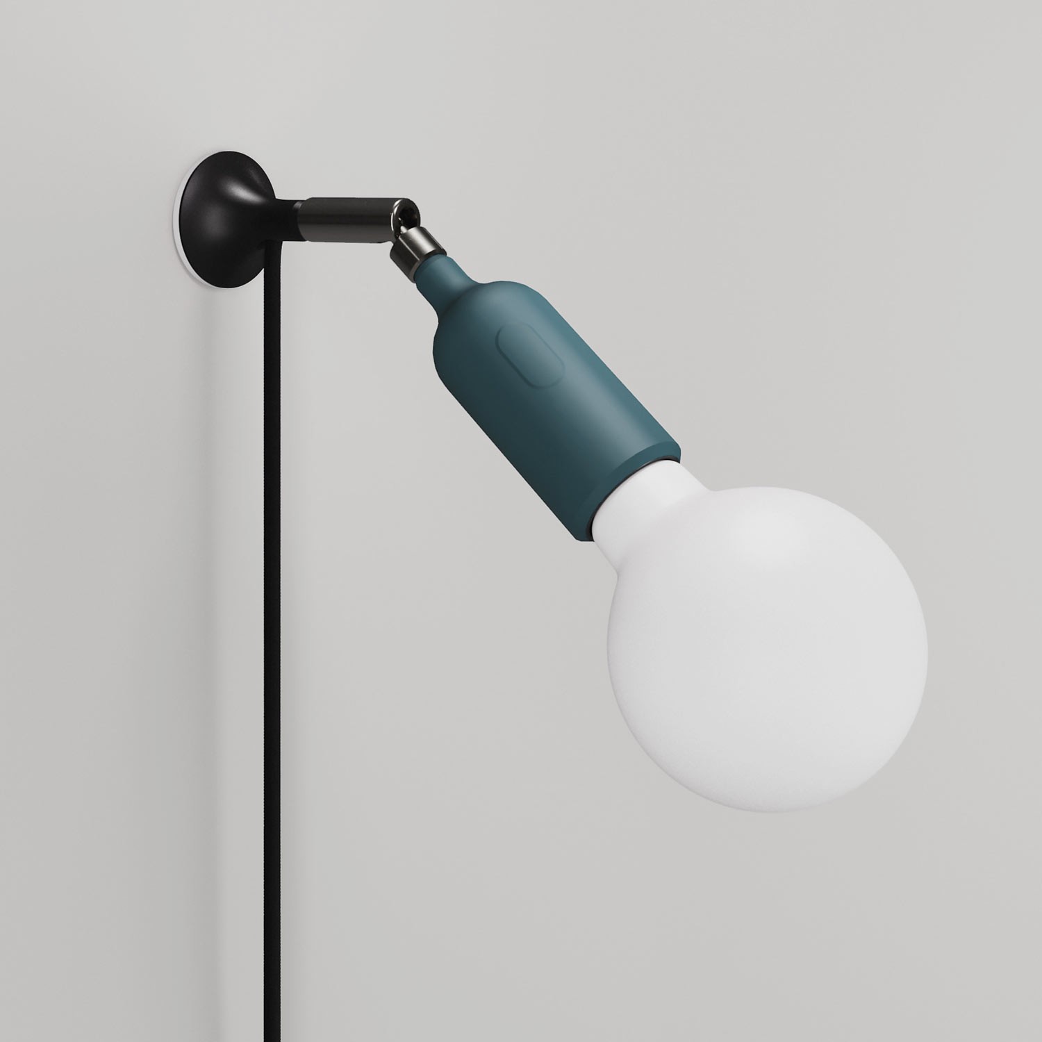 MAG-Y wall lamp with silicone socket and integrated switch