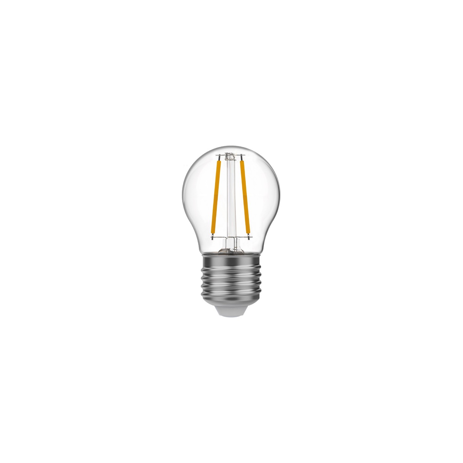 LED Light Bulb Clear Globe G14 2W 200Lm E26 2700K Dimmable - Clear 14