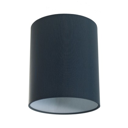 Cylinder Fabric Lamp Shade | 5.91 x 7.09 Inches | Italian Craftsmanship - Petrol Blue Cinette