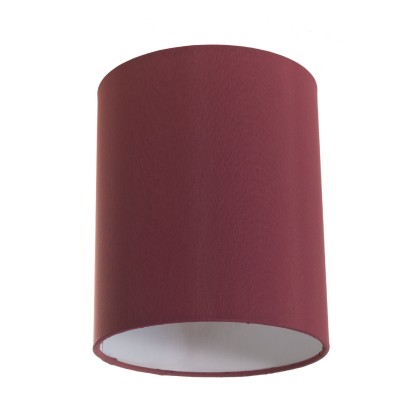 Cylinder Fabric Lamp Shade | 5.91 x 7.09 Inches | Italian Craftsmanship - Burgundy canvas