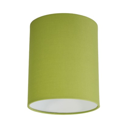 Cylinder Fabric Lamp Shade | 5.91 x 7.09 Inches | Italian Craftsmanship - Olive green canvas