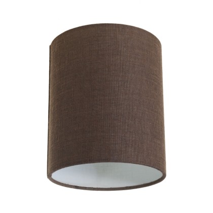 Cylinder Fabric Lamp Shade | 5.91 x 7.09 Inches | Italian Craftsmanship - Brown Camelot