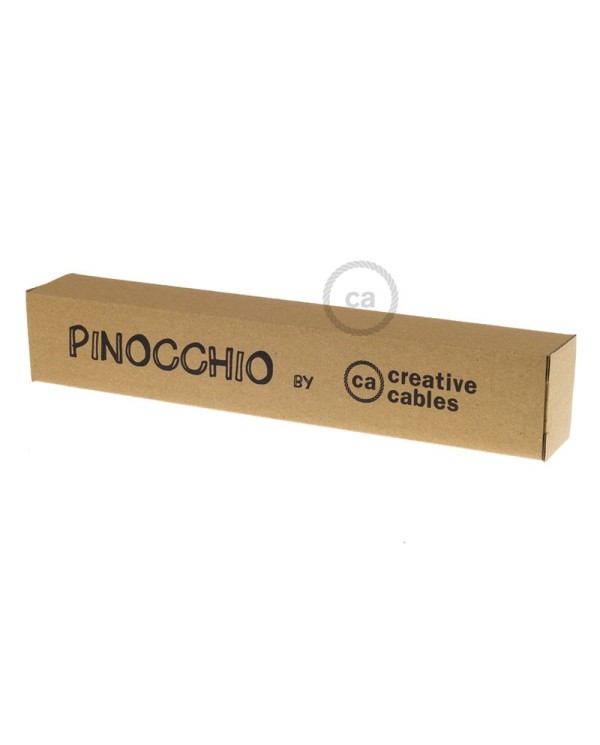 Pinocchio, adjustable wooden wall mount for pendant lamps.