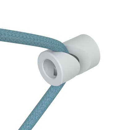 Swag Hook, White "V" ceiling or wall hook for any fabric electric cable