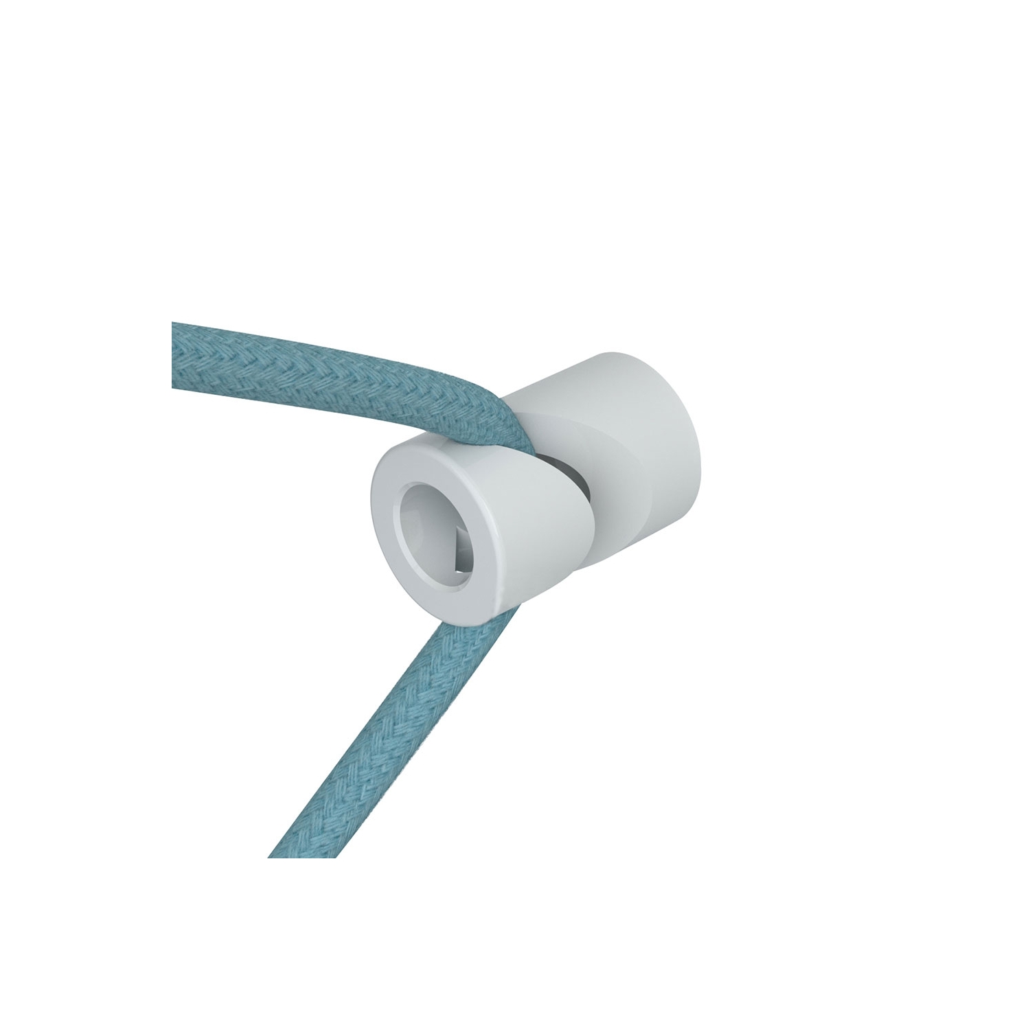 Swag Hook, White V ceiling or wall hook for any fabric electric cable