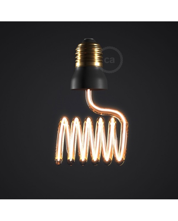 The Curling Iron | LED Art Bulb