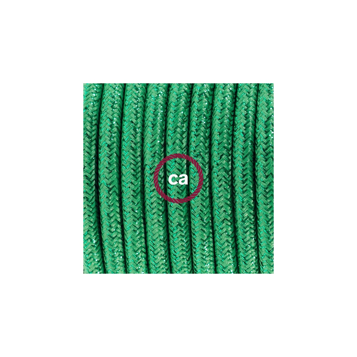 Plug-in Pendant with switch on socket | RL06 Green Glitter