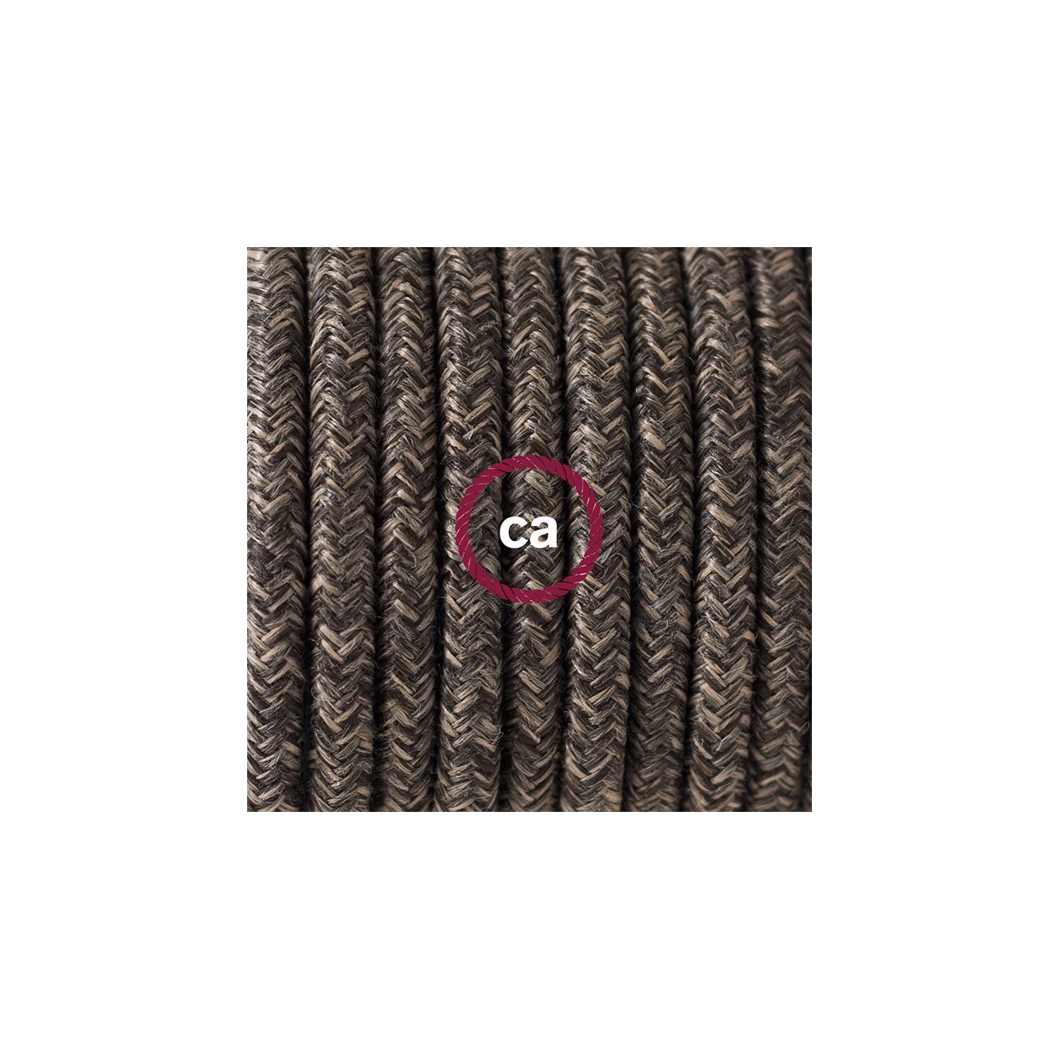 Plug-in Pendant with switch on socket | RN04 Brown Linen