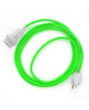 Plug-in Pendant for Lampshade with switch on socket | RF06 Neon Green