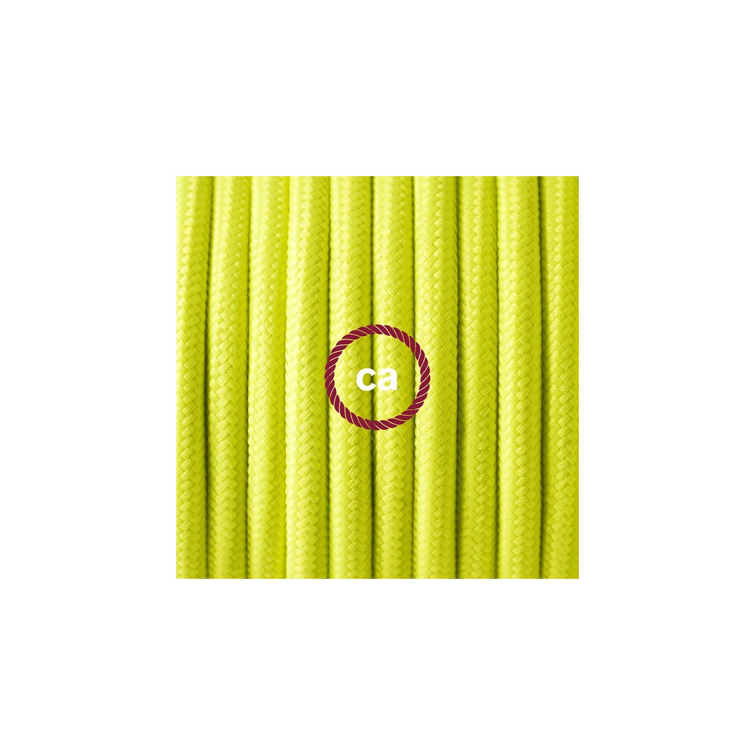 Plug-in Pendant for Lampshade with switch on socket | RF10 Neon Yellow