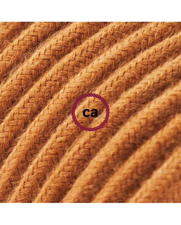 Cord-set - RC23 Rust Cotton Covered Round Cable