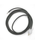 Cord-set - RM03 Gray Rayon Covered Round Cable