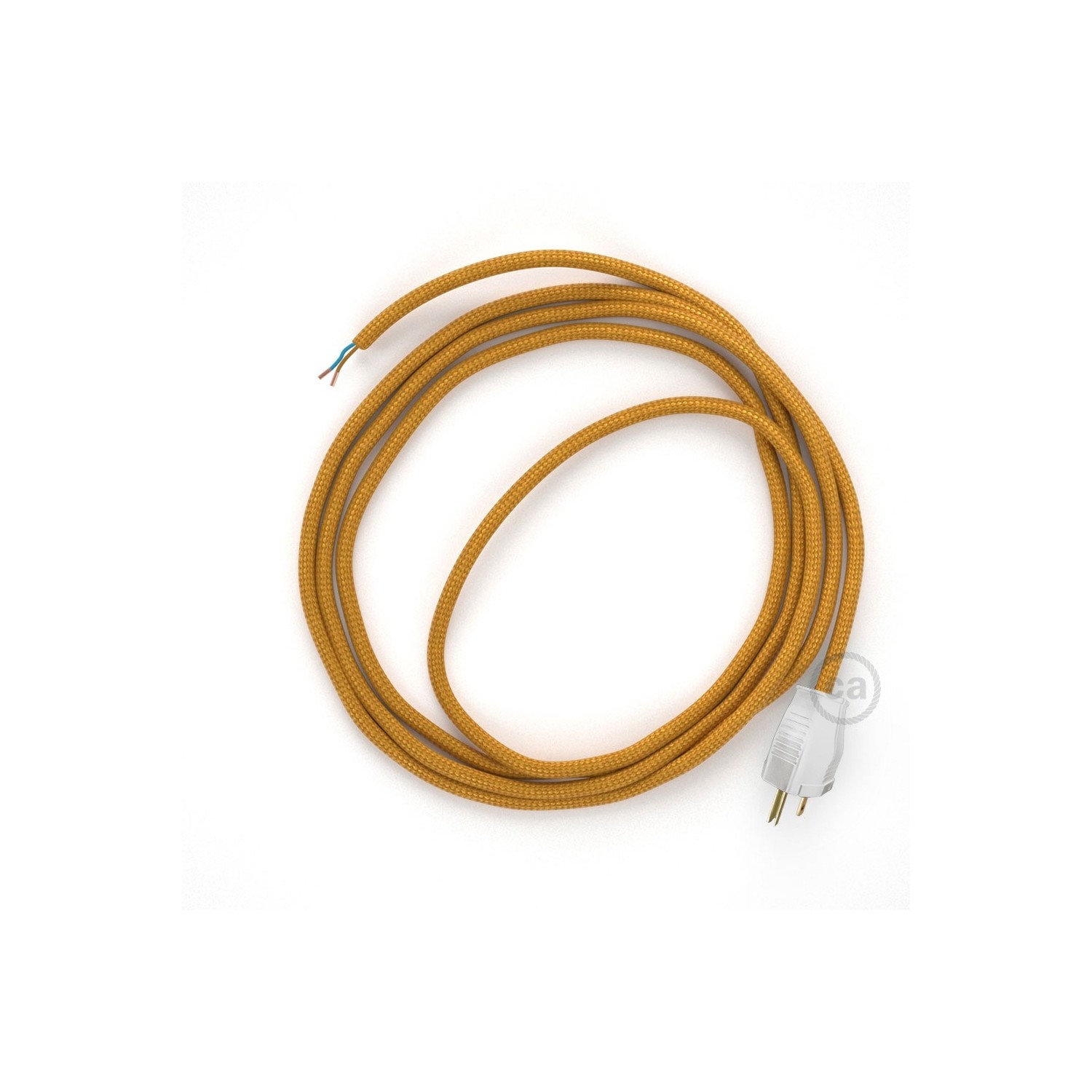 Cord-set - RM05 Gold Rayon Covered Round Cable