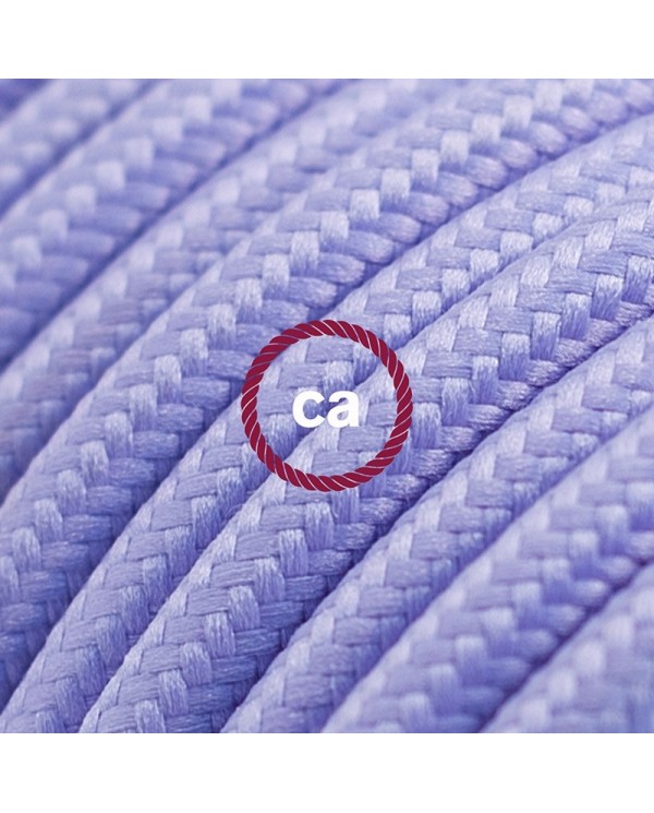 Cord-set - RM07 Lilac Rayon Covered Round Cable