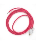 Cord-set - RM08 Fuchsia Rayon Covered Round Cable