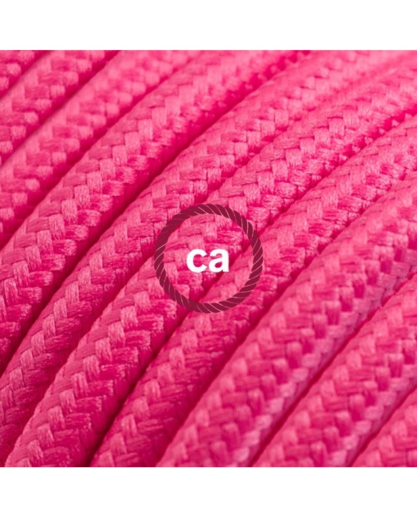 Cord-set - RM08 Fuchsia Rayon Covered Round Cable