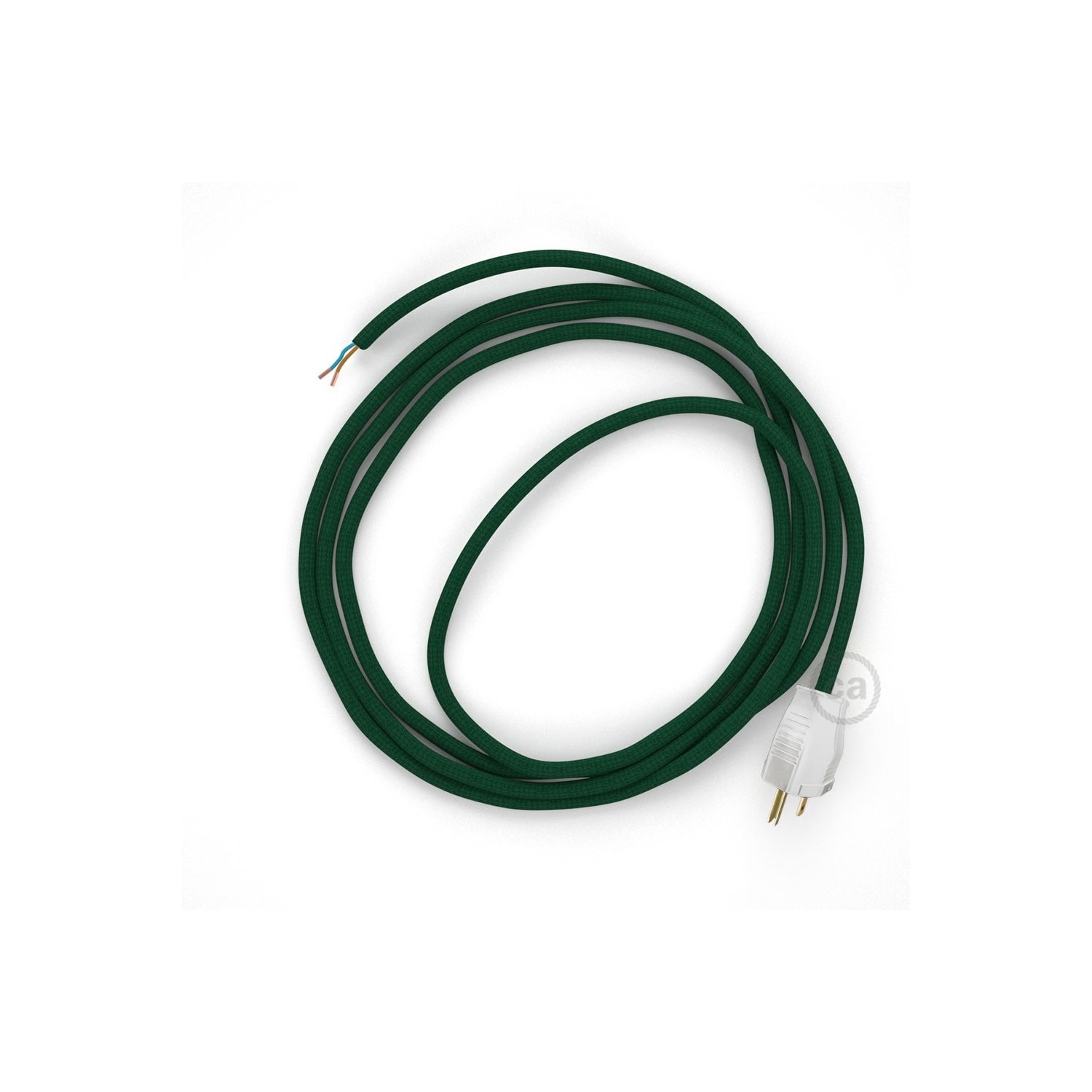 Cord-set - RM21 Emerald Rayon Covered Round Cable