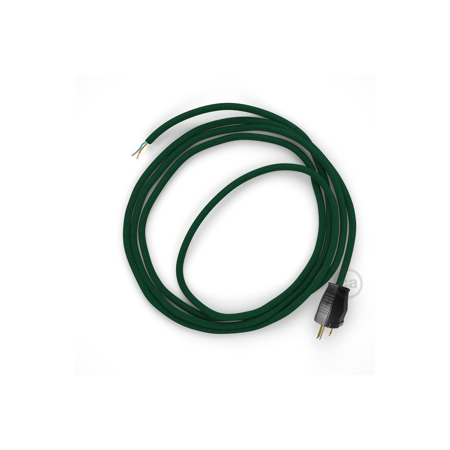 Cord-set - RM21 Emerald Rayon Covered Round Cable