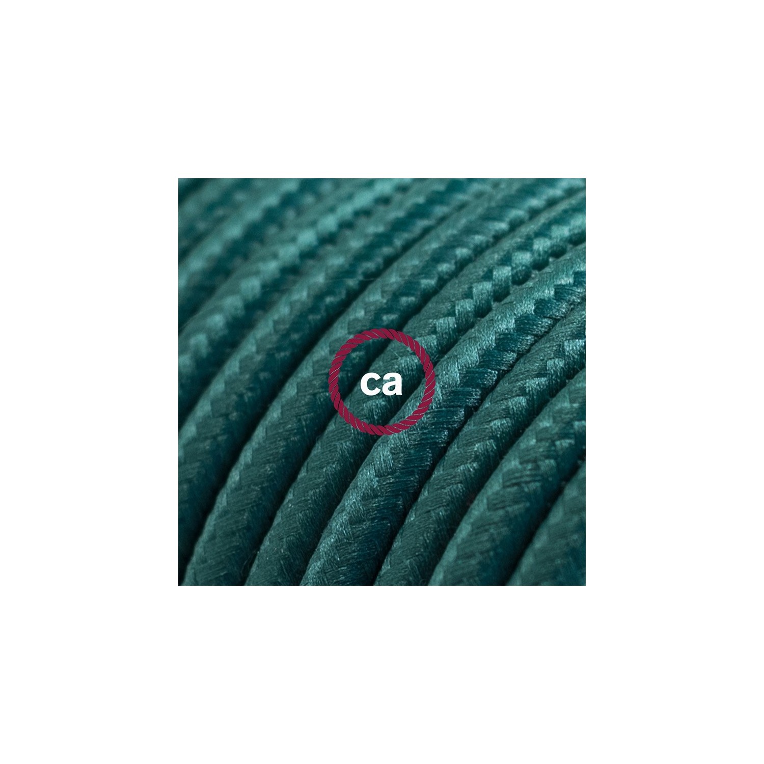 Cord-set - RM21 Emerald Rayon Covered Round Cable