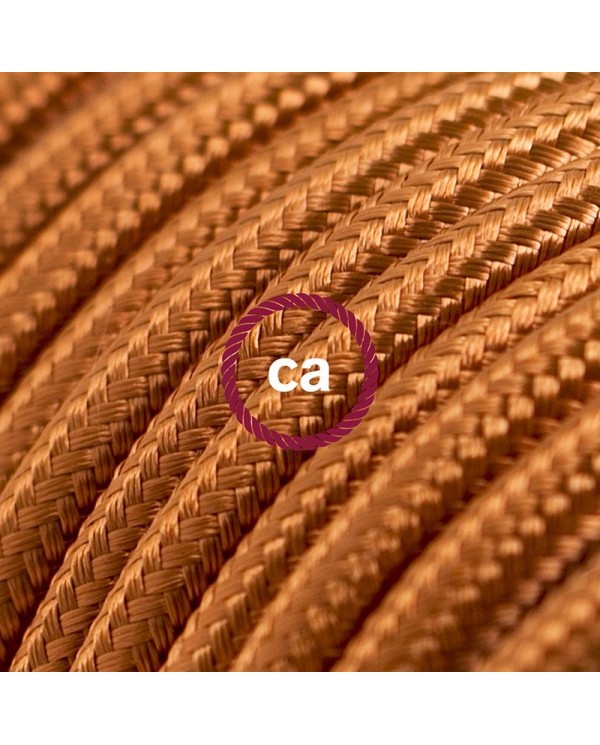 Cord-set - RM22 Copper Rayon Covered Round Cable