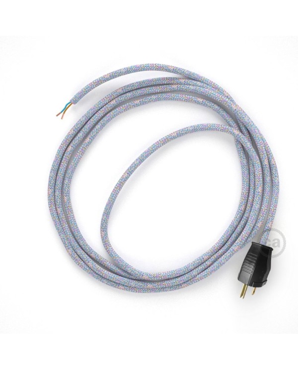 Cord-set - RX09 Lollipop Cotton Covered Round Cable