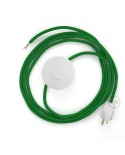 Power Cord with foot switch, RL06 Green Glitter - Choose color of switch/plug