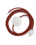 Power Cord with foot switch, RL09 Red Glitter - Choose color of switch/plug