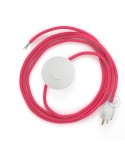 Power Cord with foot switch, RM08 Fuchsia Rayon - Choose color of switch/plug