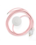 Power Cord with foot switch, RM16 Pink Rayon - Choose color of switch/plug