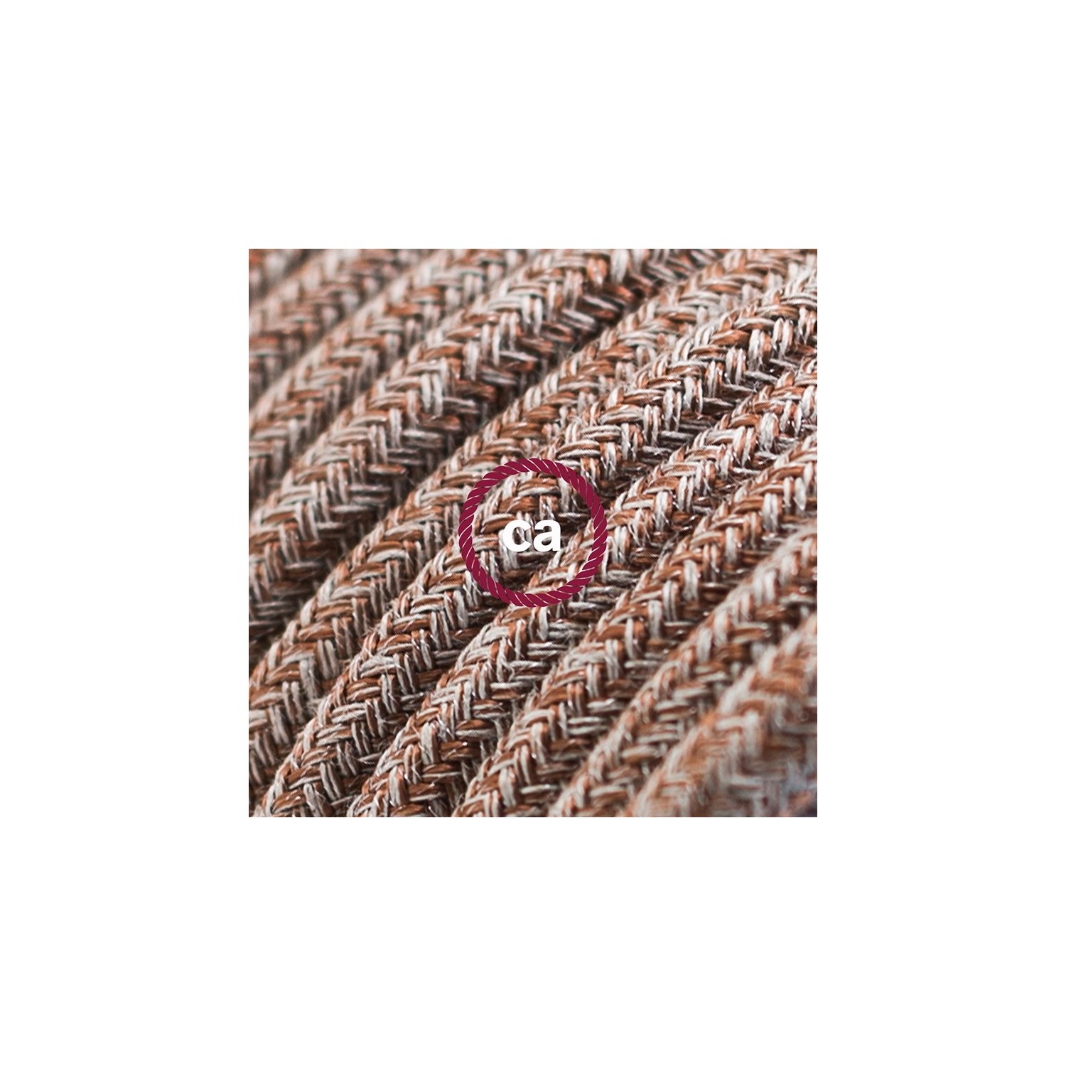 Power Cord with foot switch, RS82 Brown Glitter Cotton & Natural Linen Tweed - Choose color of switch/plug