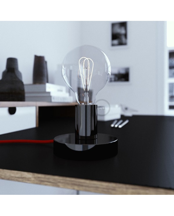 The Posaluce | Black Pearl Metal Table Lamp