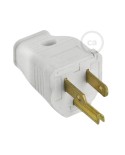 White 3-Prong Plug