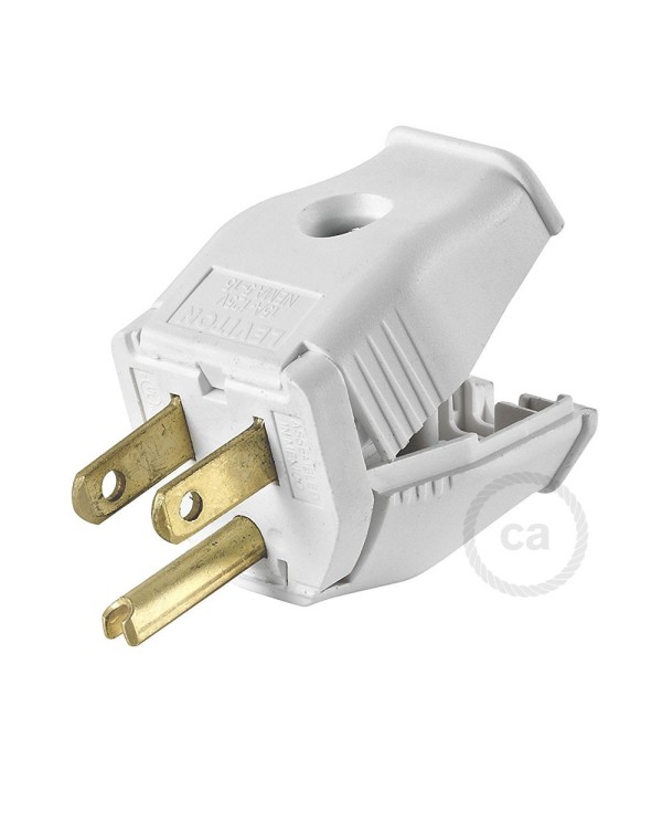 White 3-Prong Plug