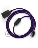 Plug-in Pendant with inline switch | RM14 Violet Rayon